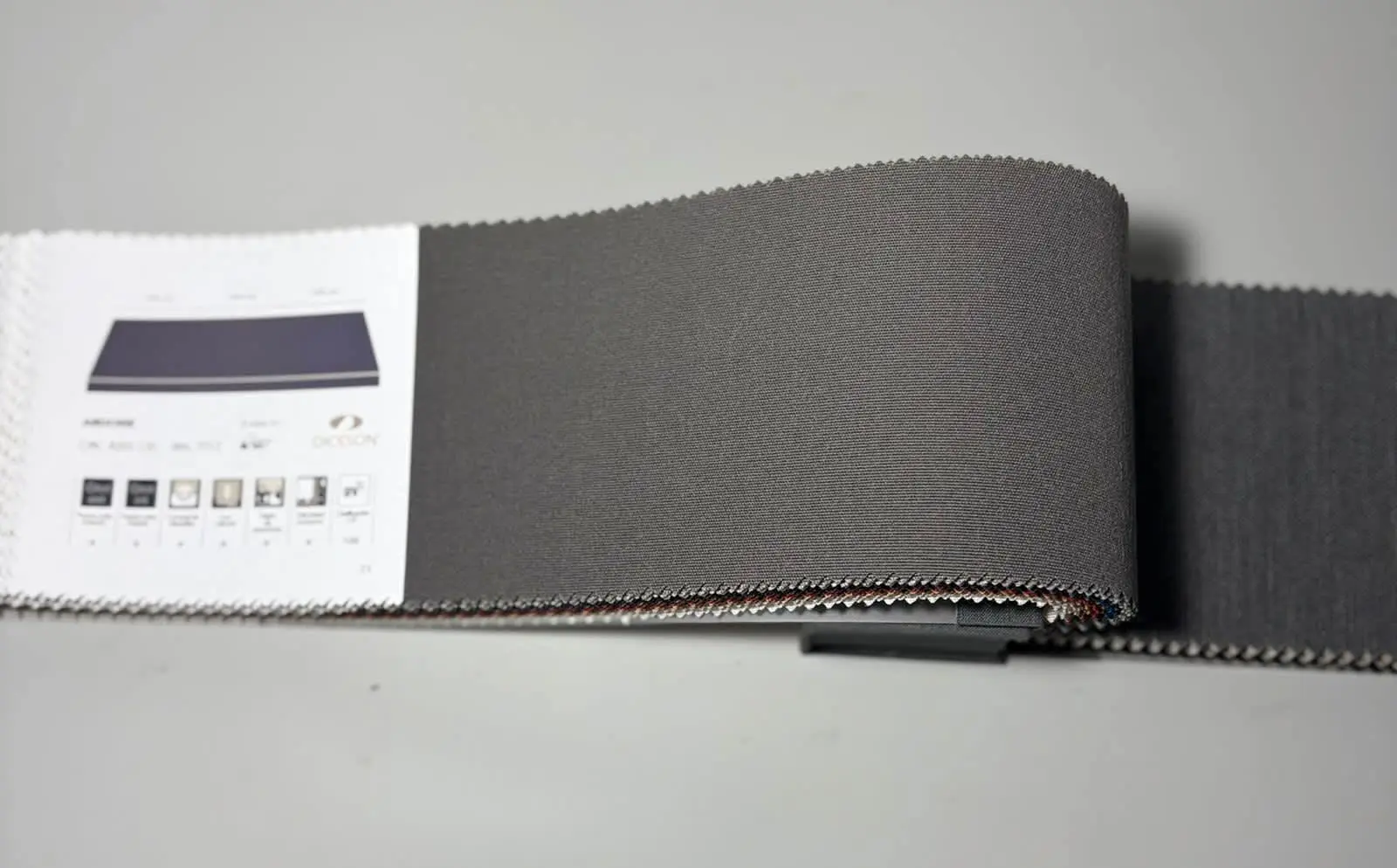 muestra de lona lisa